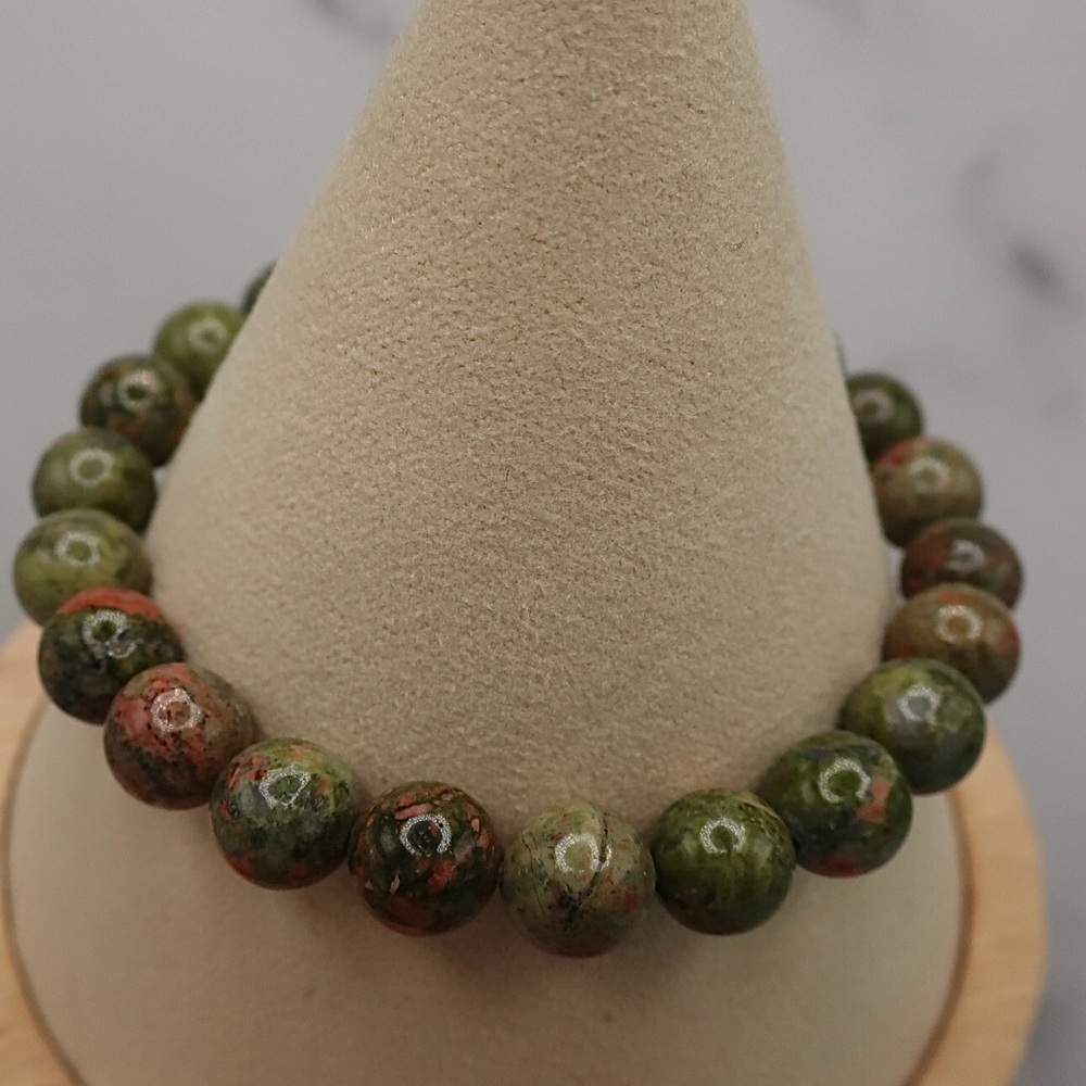 Unakite bracelet
